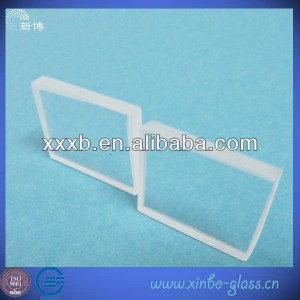 high quality flat clear borosilicate glass with polished edges