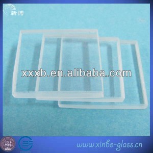 glazed sheet float glass with grinded edges