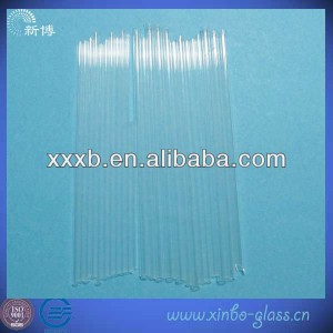 clear crystal borosilicate glass tube