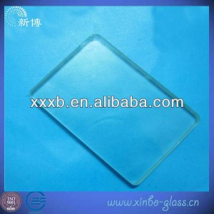 different thickness quartz round glass