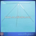 Large  heavy wall clear 3.3 high borosilicate glass tube