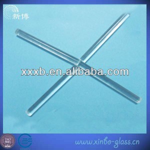 high borosilicate transparent glass rod