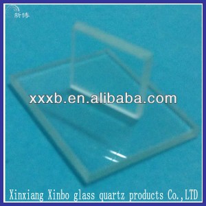 all polished thick Clear Quartz Glass Plate