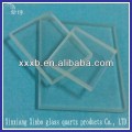 rectangle polished quartz glass plates 