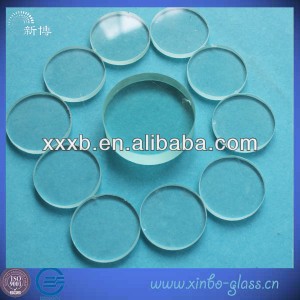 Fire-polished grinding Crystal borosilicate Glass Disc 