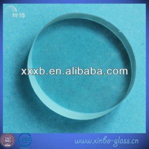 Fire-polished grinding round Crystal borosilicate Glass lenses