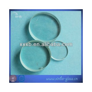 borosilicate circular crystal glass lenses