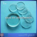clear quartz round glass disc