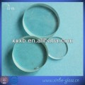 Toughened quartz Flat Round Glass Lenses