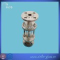 transparent valve circle  pyrex glass disc