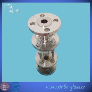 sanitary stainless steel welded sight glass with protect net